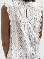 Wholesale Lace V-Neck Sleeveless Tank Top