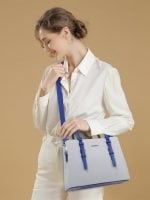 Wholesale Handbags With Embossed Stripe Pattern