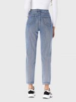 Wholesale Street Ripped Straight-Leg Jeans