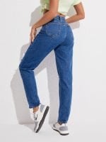 Wholesale Street Ripped Straight Leg Jeans