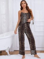 Wholesale Leopard Print Camisole Sexy Loungewear