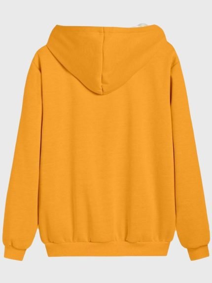 Wholesale Solid Color Warm Fleece Hoodie