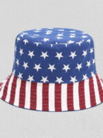 American Flag Print Reversible Hat