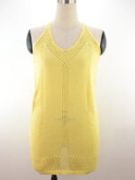 Wholesale Backless knitted blouse beach dress