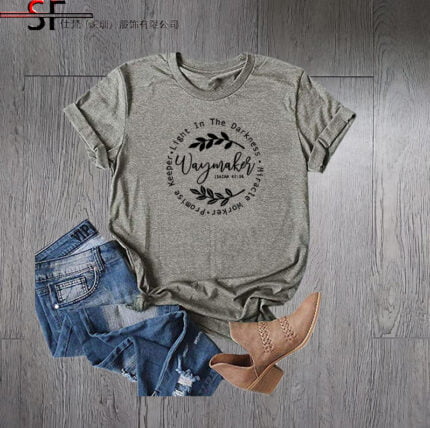 Baseball Letters Print Casual T-Shirt