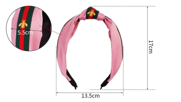 Wholesale Bee Contrast Stripe Headband