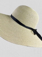 Bow Ribbon Big Brim Straw Hat