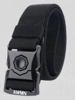 Wholesale Buckle Stretch Solid Color Men Belt