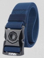 Wholesale Buckle Stretch Solid Color Men Belt