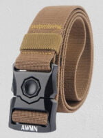 Wholesale Buckle Stretch Solid Color Men Belt