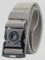 Wholesale Buckle Stretch Solid Color Men Belt