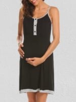 Wholesale Button Sling Maternity Dress