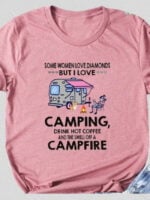 Wholesale CAMPING Letter Print Casual T-Shirt