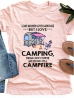 Wholesale CAMPING Letter Print Casual T-Shirt