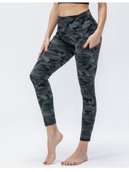 Camo High waist yoga pants