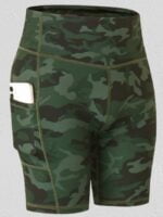 Wholesale Camo Print Pocket Sports Yoga Pants