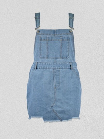 Casual Pocket Denim Jumpsuit