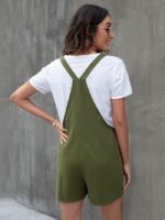 Casual loose pocket jumpsuit