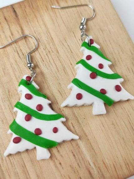 Christmas Tree Drop Earrings