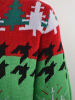 Christmas Tree Printed Knitted Sweater