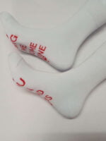 Christmas letter printed mid-high socks