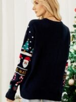 Christmas pattern knitted sweater