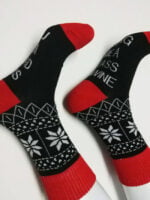 Christmas snowflake mid-high socks