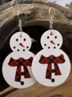 Christmas snowman cute earrings