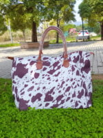 Cow Print Big Capacity Tote Bag