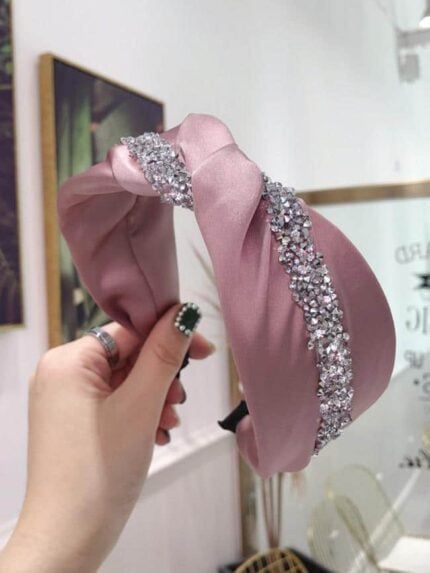 Diamond Cloth Wide Edge Headband