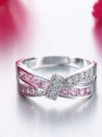 Wholesale Elegant Crystal Cross Ring