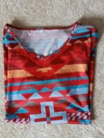 Ethnic Print Short Sleeve T-Shirt