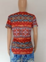 Ethnic Print Short Sleeve T-Shirt