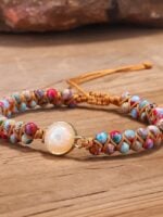 Fashion Colorful Beaded Braided Bracelet