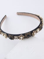 Fashion Diamond Pearl Sponge Headband