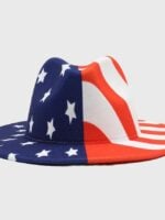 Fashion Flag Print Jazz Hat