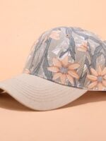 Fashion Floral Print Baseball Cap