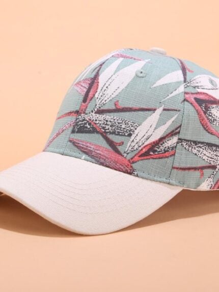 Fashion Floral Print Baseball Cap