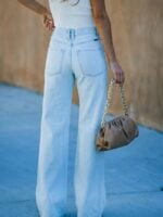 Fashion High Waist Ripped Loose Jeans