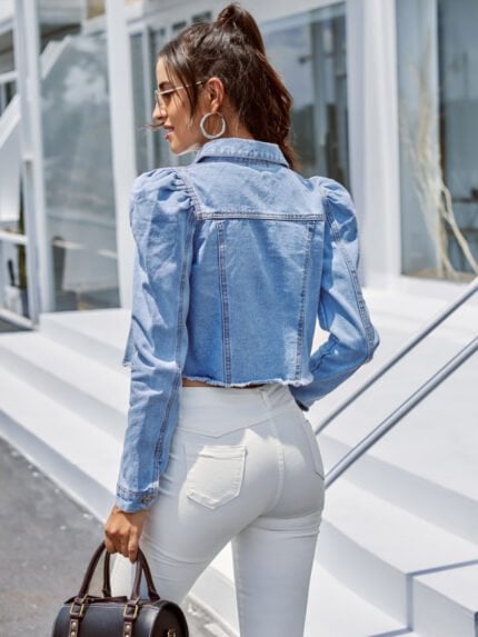 Fashion Lapel Casual Denim Jacket