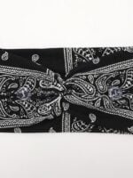 Fashion Pattern Print Button Headband