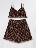 Fashion Print Bikini Swimsuit Set