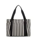 Fashion Striped Print Tote Bag