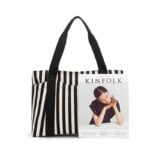 Fashion Striped Print Tote Bag