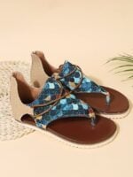 Wholesale Fashion print thong sandals