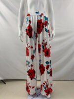 Floral Loose Casual Wide Leg Pants