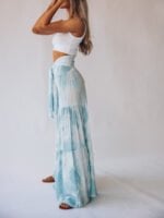 Wholesale Floral print loose wide-leg pants