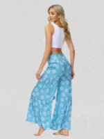 Wholesale Floral print loose wide-leg pants