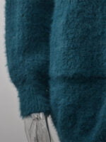 Fluffy Knit Cardigan Sweater