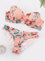 Fresh Floral Print Lingerie Set